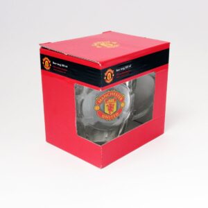Kufel szklany Manchester United (500 ml)