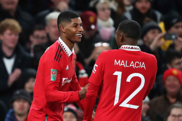marcus rashford tyrell malacia