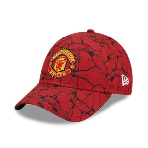Czapka z daszkiem New Era Manchester United Marble Red 9FORTY Adjustable Cap