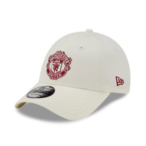 Czapka z daszkiem New Era Manchester United Off White 9FORTY Adjustable Cap