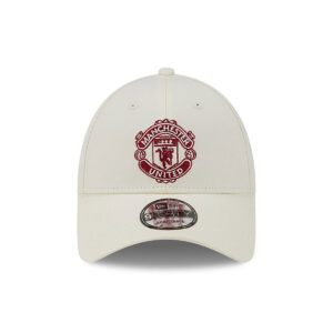 Czapka z daszkiem New Era Manchester United Off White 9FORTY Adjustable Cap