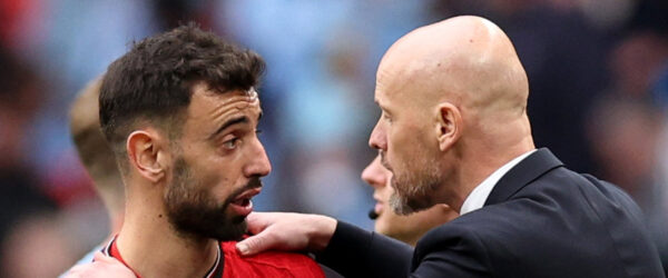 Bruno Fernandes i Erik ten Hag