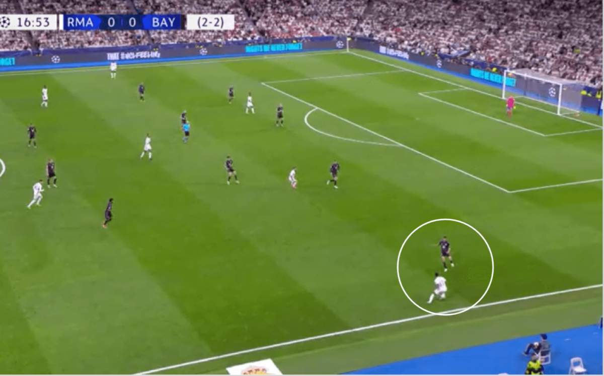 Rodrygo vs Mazraoui 1