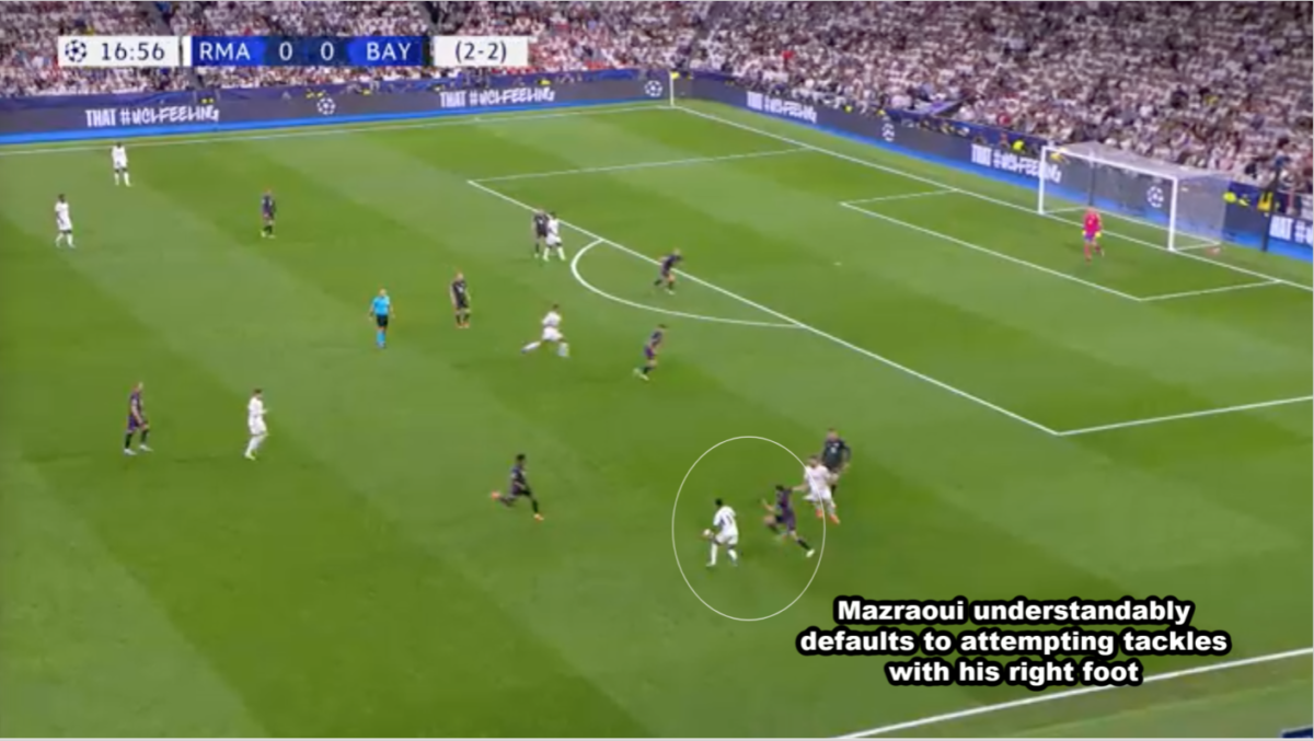 Rodrygo vs Mazraoui 2