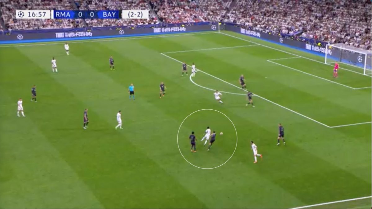 Rodrygo vs Mazraoui 3