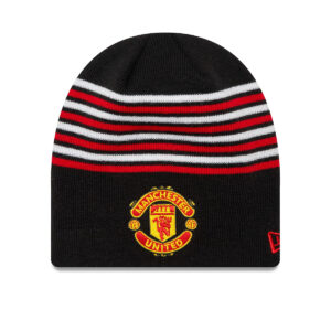 Czapka New Era Manchester United Stripe Black Beanie Hat 60564615