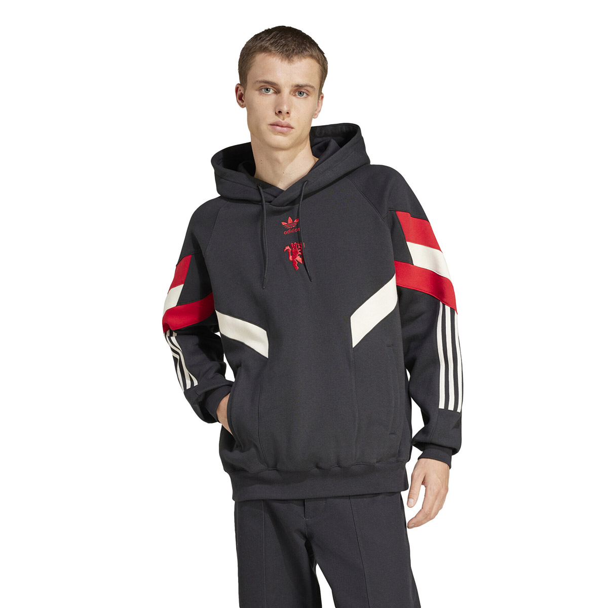 Bluza z kapturem adidas Manchester United Originals Hoodie IS6521