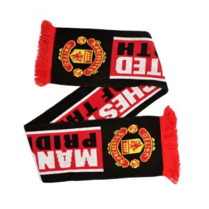 Szalik Manchester United (czarno-czerwono-biały)