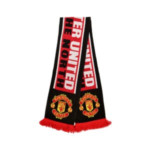 Szalik Manchester United (czarno-czerwono-biały)