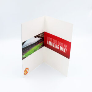Kartka urodzinowa Manchester United "3D Lenticular"