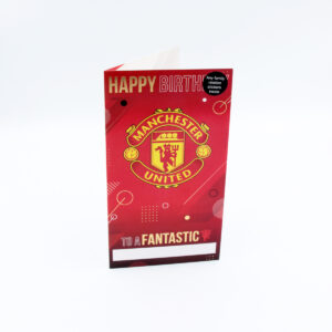 Kartka urodzinowa Manchester United "Naklejki"
